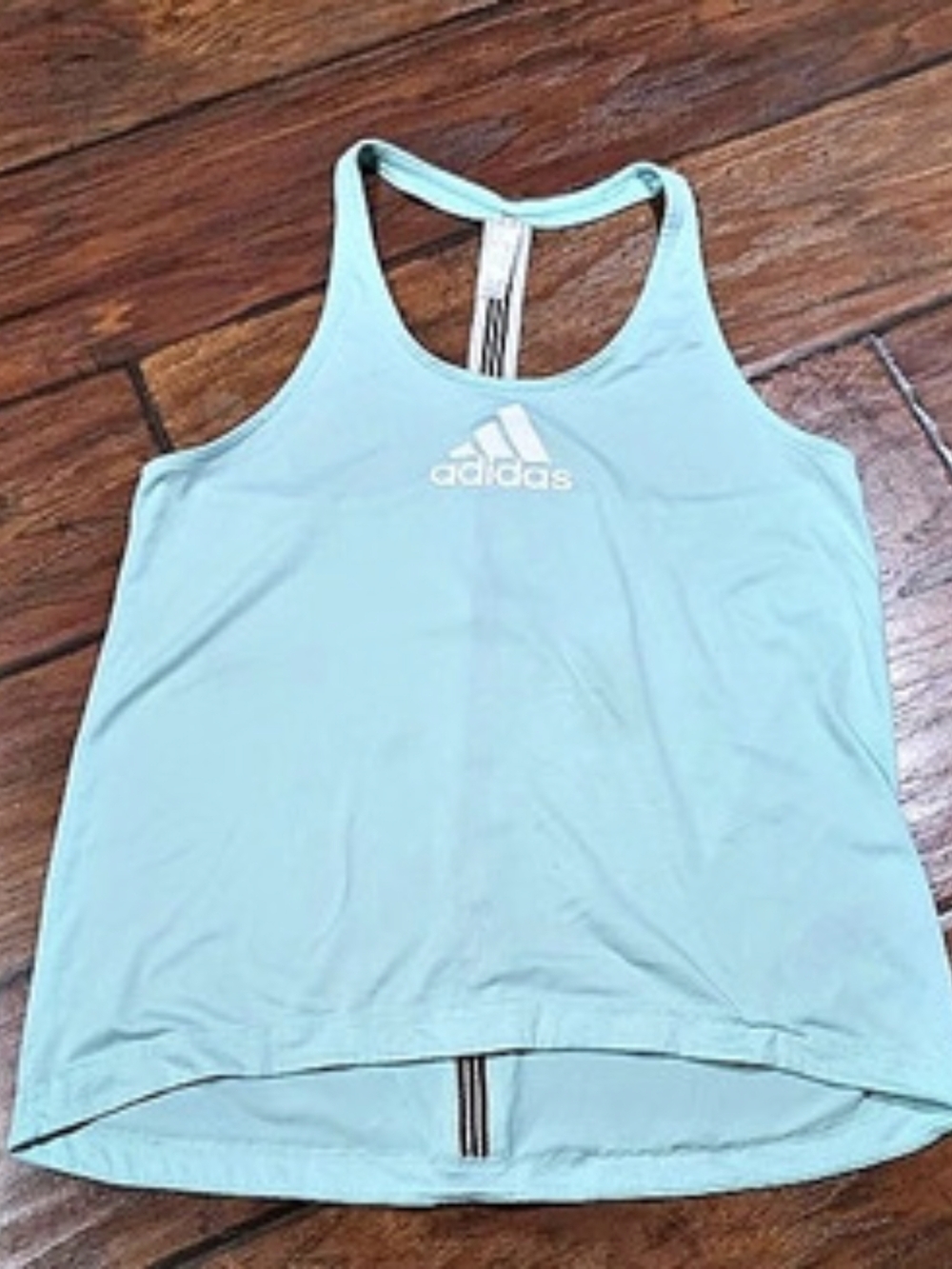 adidas Racerback Athletic Tank in Blue Size XS